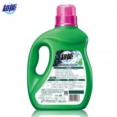 超能植翠低泡洗衣液瓶装4.9斤 天然椰子油生产机洗手洗去渍易漂