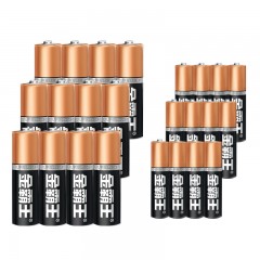 金霸王 电池5号12节+7号12节组合套装