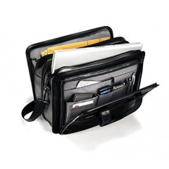 Samsonite/新秀丽 17寸真皮单肩包公文包 43118-1401