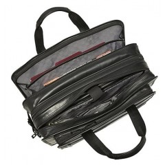 Samsonite/新秀丽 17寸真皮单肩包公文包 43118-1401