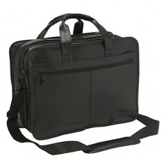 Samsonite/新秀丽 17寸真皮单肩包公文包 43118-1401