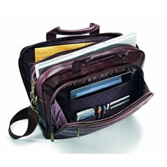 Samsonite/新秀丽 16寸真皮单肩包公文包 50792-1139