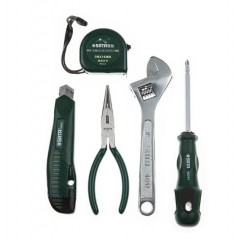 SATA/世达 家用工具包套装手动维修组套5件套五金工具包箱组合 06002