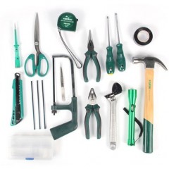 SATA/世达 五金工具多功能家用物业维修工具箱套装包组合 06008