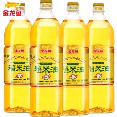 金龙鱼 谷维多稻米油食用油谷维素900ml*4瓶装植物油粮油金龙鱼油