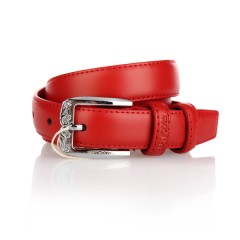 七匹狼 皮带女士针扣牛皮真皮腰带女式时尚休闲百搭FACC490