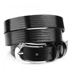 七匹狼 纯牛皮带腰带女时尚韩版百搭女士腰带女款针扣7A1209400