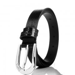 七匹狼 纯牛皮带腰带女时尚韩版百搭女士腰带女款针扣7A1209400