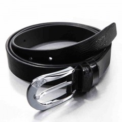 七匹狼 纯牛皮带腰带女时尚韩版百搭女士腰带女款针扣7A1209400