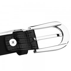 七匹狼 纯牛皮带腰带女时尚韩版百搭女士腰带女款针扣7A1209400