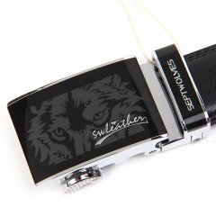 七匹狼  男士自动扣真皮皮带 男牛皮腰带 男款7A1100780