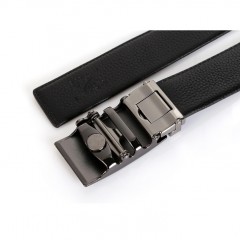 七匹狼 男士自动扣头层牛皮皮带 男式真皮腰带 皮裤带7A513133000