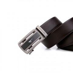 七匹狼 男士自动扣头层牛皮皮带 真皮裤带 男腰带7A513835000-1