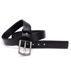 七匹狼皮带腰带男士商务真皮针扣青年裤带头层牛皮7A327130200-1