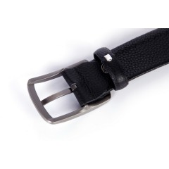 七匹狼 男士皮带 头层牛皮 休闲真皮腰带针扣裤带7A327130400