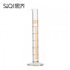 思齐 高硼硅玻璃量筒化学实验仪器 化玻 化学 实验 仪器 5ml