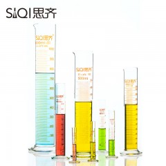 思齐 高硼硅玻璃量筒化学实验仪器 化玻 化学 实验 仪器 5ml
