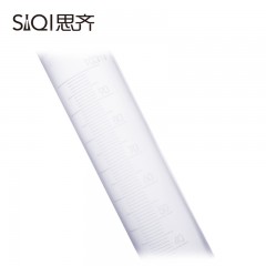 思齐 塑料量筒 直型量杯 化学实验仪器 带刻度 100ml