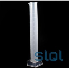 思齐 塑料量筒 直型量杯 化学实验仪器 带刻度 100ml