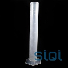 思齐 塑料量筒 直型量杯 带刻度 加厚化学实验仪器 250ml