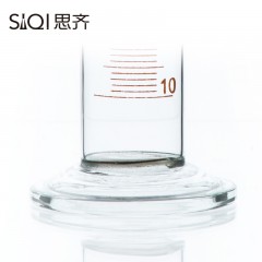 思齐 玻璃量筒 量筒量桶 耐高温玻璃材质 实验器材 100ml