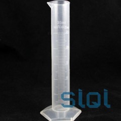 思齐 塑料量筒 实验器材 化学实验室用 带刻度 半透明 便携 500ml