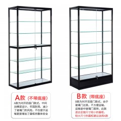 国产 手办展示柜礼品玩具货架防尘家用透明玻璃陈列柜乐高动漫模型展柜