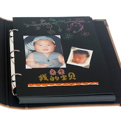 国产 复古怀旧牛皮纸面影集手账活页DIY手工相册本相簿 创意礼品