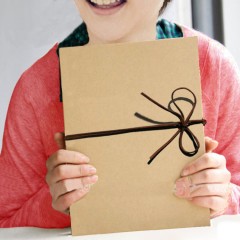 国产 A4大号粘贴式牛皮纸折页相册本 复古diy手工影集 创意礼品