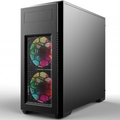 追风者 钢化玻璃配RGB水冷电脑机箱 台式机主机箱 515PTG