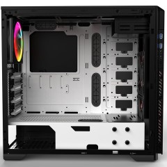 追风者 钢化玻璃配RGB水冷电脑机箱 台式机主机箱 515PTG