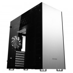 乔思伯 C4 中塔式机箱 ATX主板 1.5MM厚钢板箱体双侧玻璃