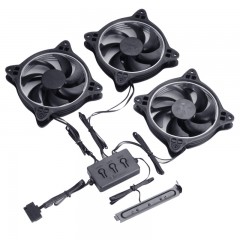 乔思伯 风扇RGB套装变色12CM发光风扇支持调速256调色 FR-331