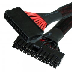 国产 ATX主板供电24Pin延长线 供电线 主板24Pin电源延长线 30cm