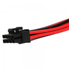 国产 PCI-E显卡8Pin/6+2 Pin辅助供电线8pin转6+2pin模块电源线 红黑