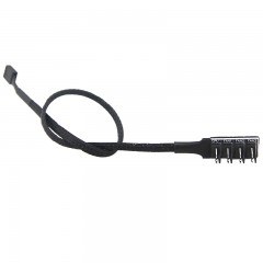 国产 机箱风扇4PIN PWM集线器 FAN HUB支持多路温控风扇 一分四 30cm