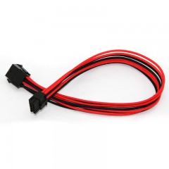 国产 CPU附助供电 8Pin延长线 CPU 8pin转8pin电源线 红黑单根 40CM