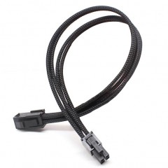 国产 CPU延长线CPU辅助供电线 4pin延长线 电源延长线 单根包网 40cm