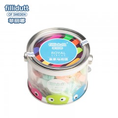 fillidutt/菲丽嘟 儿童动物世界棉花糖 罐装棉花糖 儿童糖果礼盒