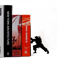 KALA 书立支架创意街霸动漫书靠学生书挡书板桌面办公简约铁艺伸缩书夹