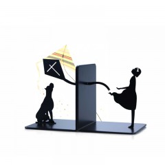 KALA 创意书立支架动漫学生书夹复古简约书靠桌面办公可伸缩铁书挡书板