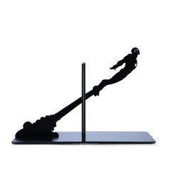 KALA 书立支架创意钢铁侠学生书夹简约书靠动漫书挡书板简易桌上书架