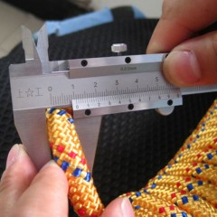 凹凸 AT6725 30米 登山绳救生绳逃生绳户外伞绳安全绳消防绳 黄色/蓝色（单位：条）