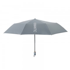 国产 简约纯色遮阳伞 三折晴雨两用防晒便携雨伞折叠太阳伞