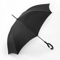 国产 长柄雨伞晴雨两用大号防风加固伞双人纯色伞