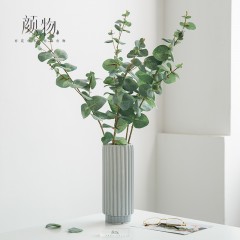 国产 仿真绿植物金钱叶枝 搭配花草清新装饰手感插花套装摆设