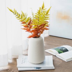 国产 赫本家软装锯叶束秋色美式北欧假花仿真叶子蕨类绿植装饰软装家居