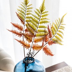 国产 赫本家软装锯叶束秋色美式北欧假花仿真叶子蕨类绿植装饰软装家居