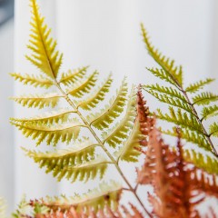 国产 赫本家软装锯叶束秋色美式北欧假花仿真叶子蕨类绿植装饰软装家居
