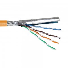 Choseal/秋叶原 Q72七类网线CAT7 万兆 7类 双屏蔽 电信级工程线